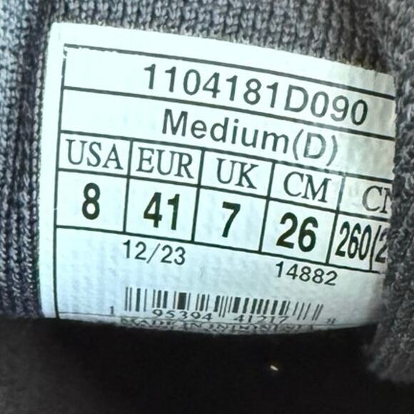 Brooks Ghost 16 Black/Grey/White Women Running Sneakers - SZ 8 - Picture 14 of 15